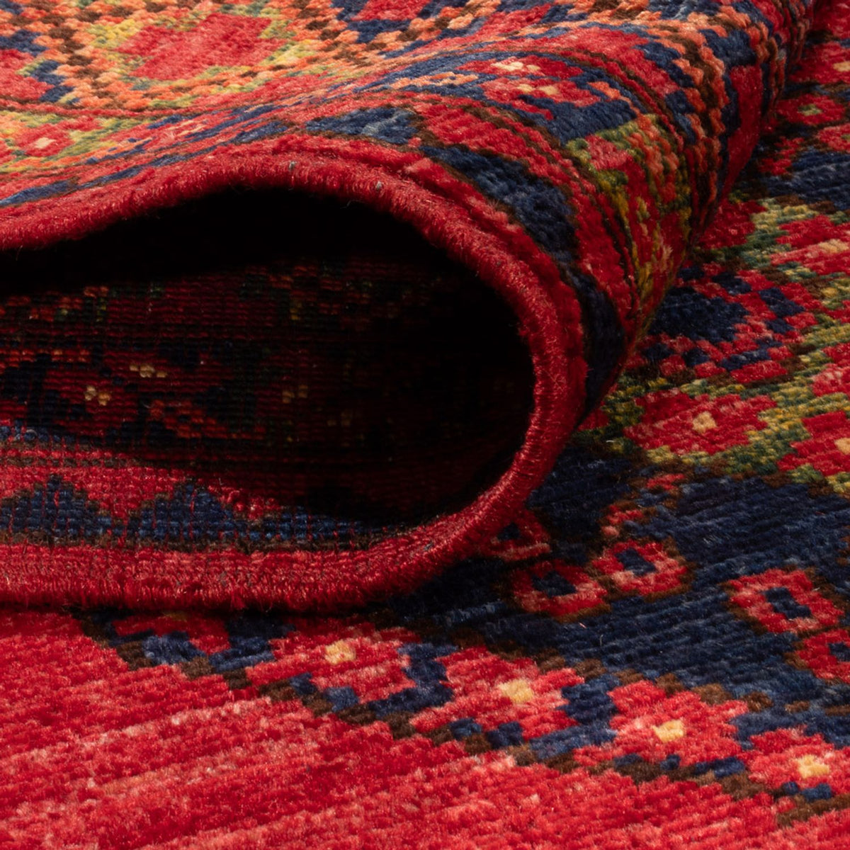 Afghansk tæppe - 162 x 102 cm - rød