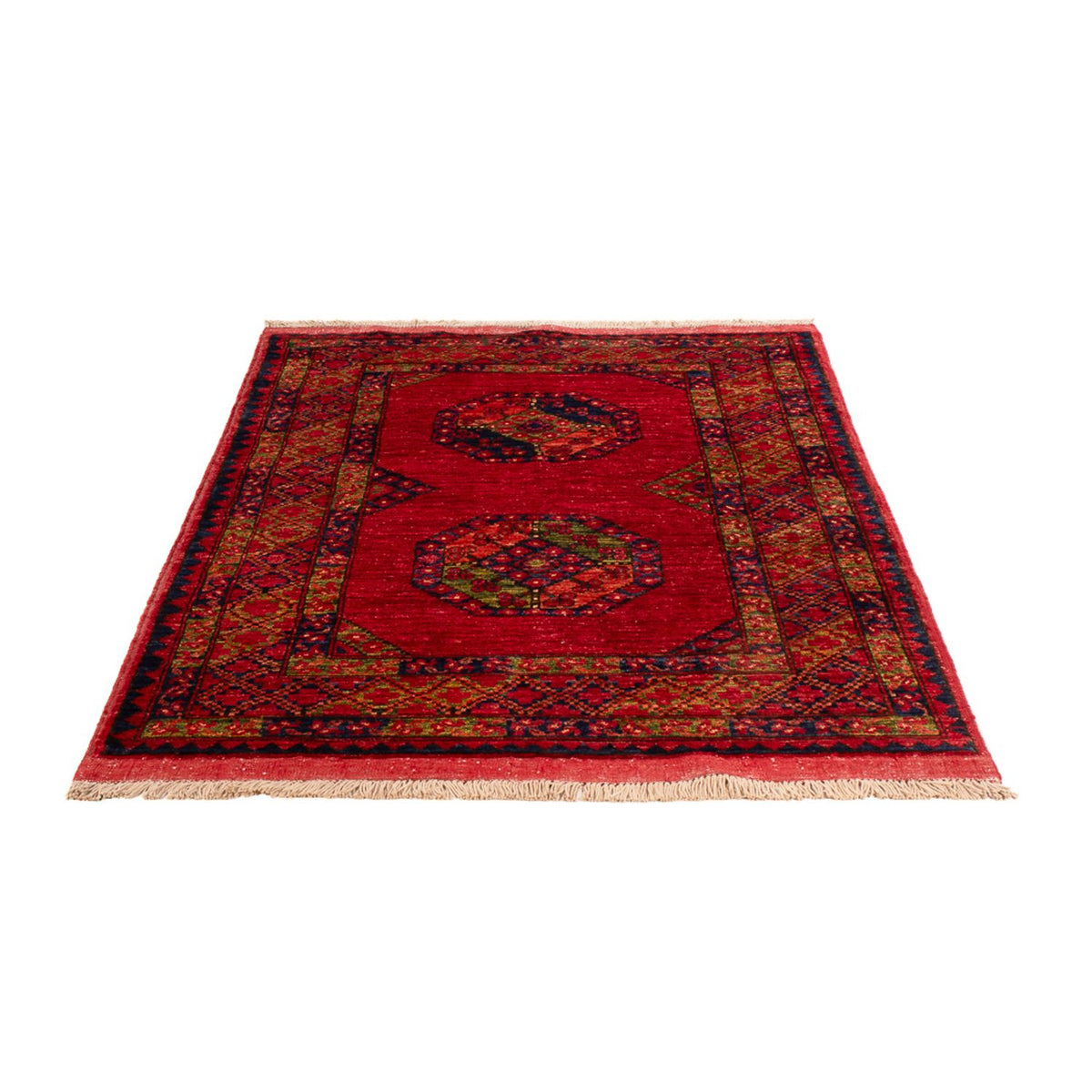 Afghansk tæppe - 162 x 102 cm - rød