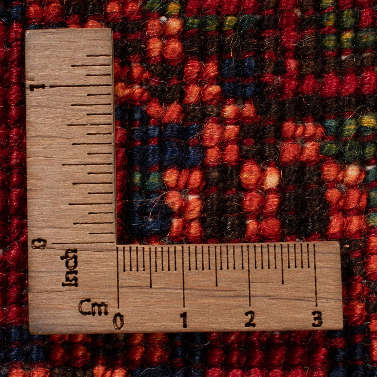 Afghansk tæppe - 162 x 102 cm - rød