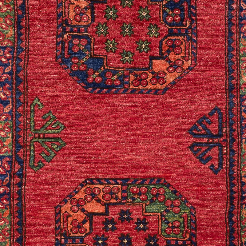Afghansk tæppe - 154 x 108 cm - rød