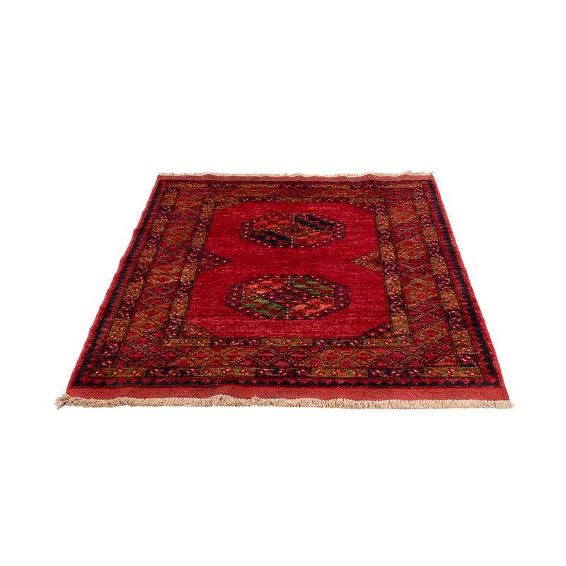 Afghansk tæppe - 159 x 108 cm - rød