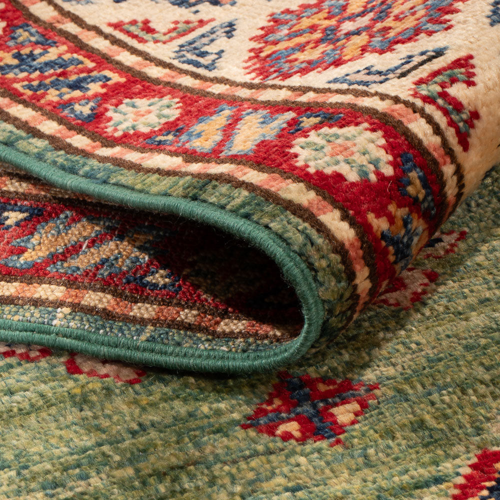 Ziegler Carpet - Kazak - 158 x 99 cm - grøn