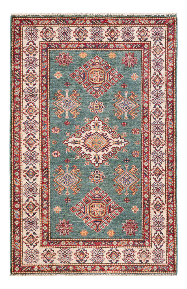 Ziegler Carpet - Kazak - 152 x 100 cm - grøn