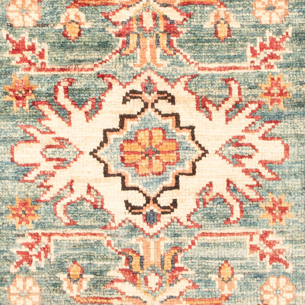 Ziegler Carpet - Kazak - Royal - 91 x 59 cm - lysegrøn