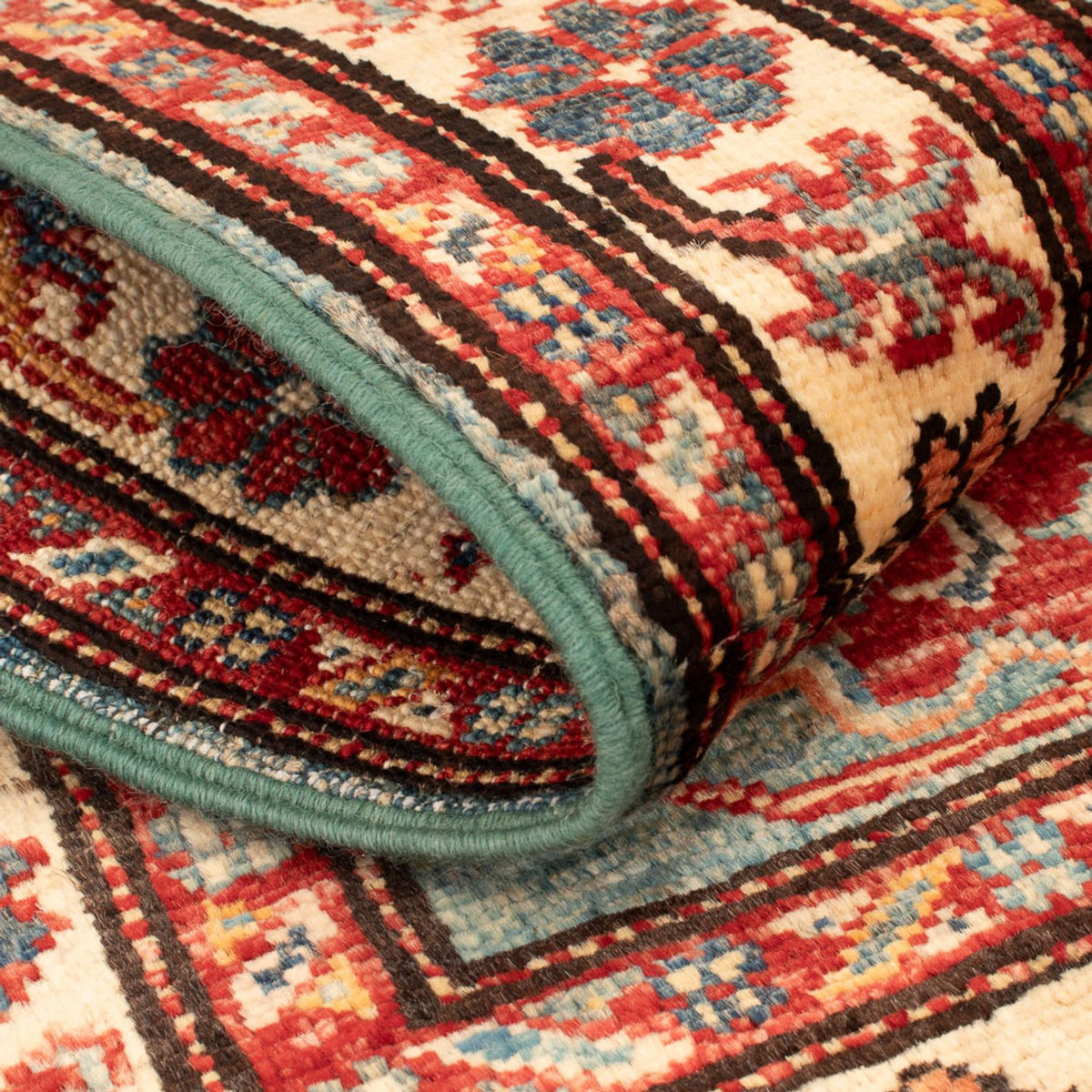 Ziegler Carpet - Kazak - Royal - 92 x 57 cm - lysegrøn