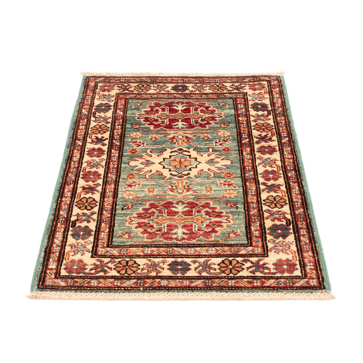 Ziegler Carpet - Kazak - Royal - 92 x 57 cm - lysegrøn