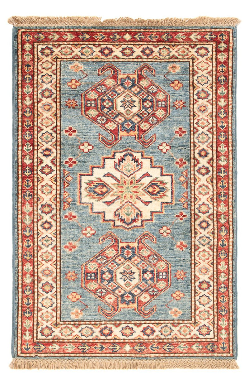 Ziegler Carpet - Kazak - Royal - 90 x 60 cm - lyseblå