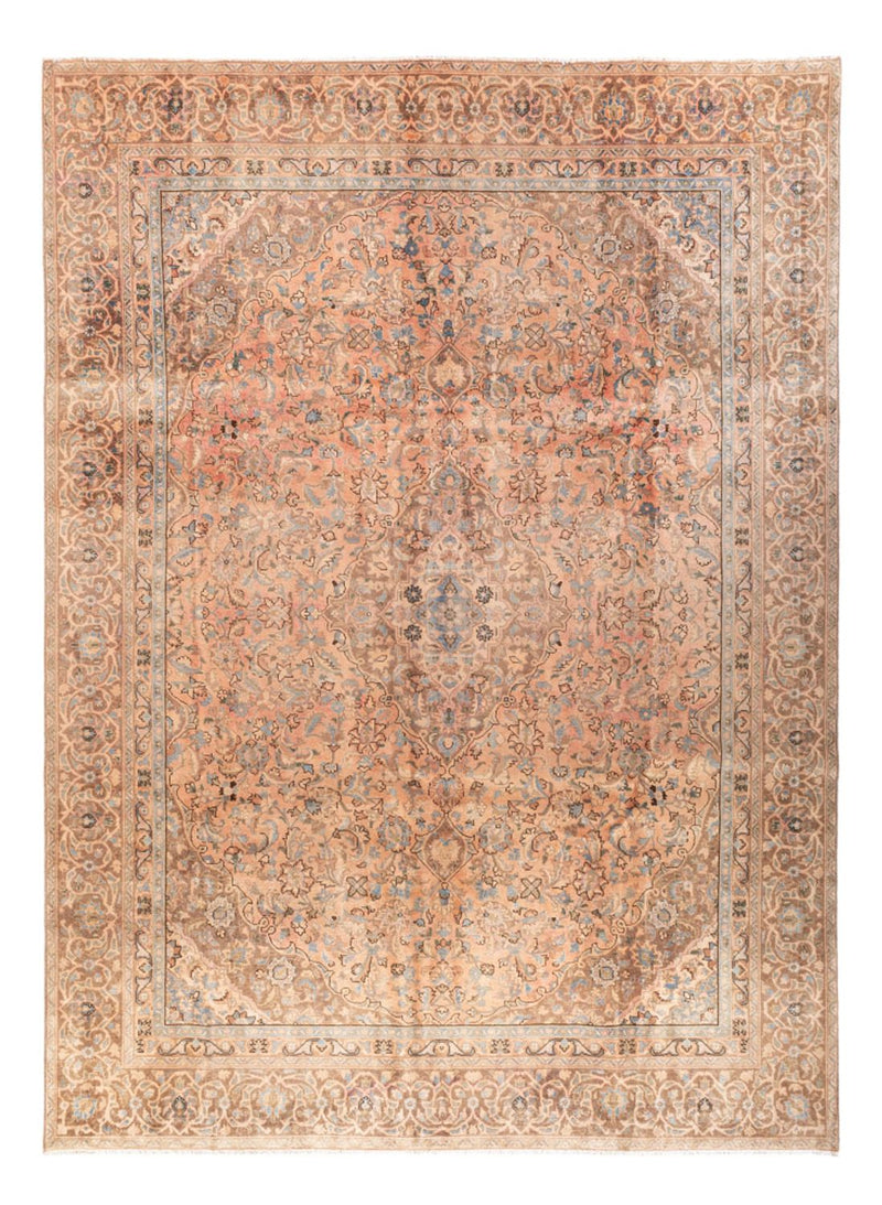 Vintage tæppe - 362 x 263 cm - mørk beige