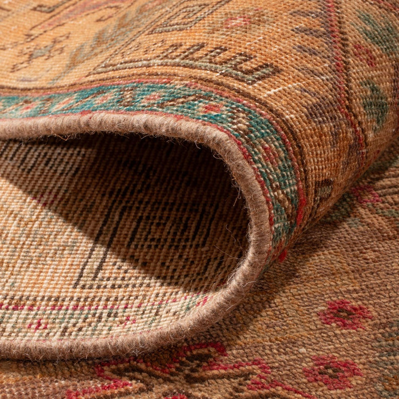 Vintage tæppe - 364 x 273 cm - mørk beige