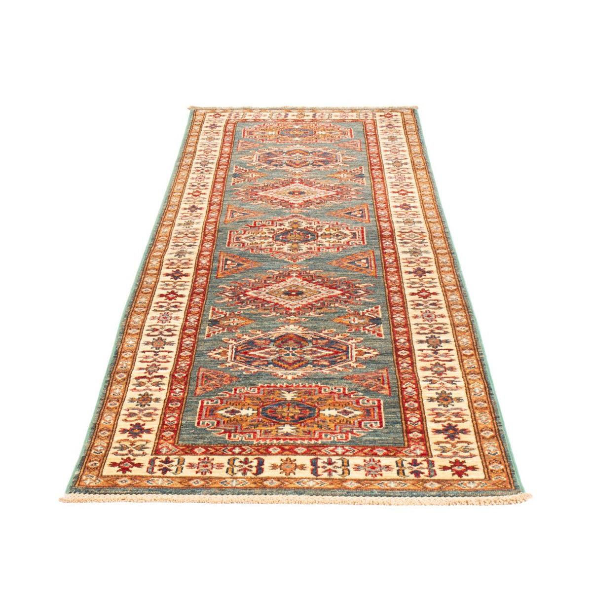 Løber Ziegler Carpet - Kazak - 246 x 75 cm - flerfarvet