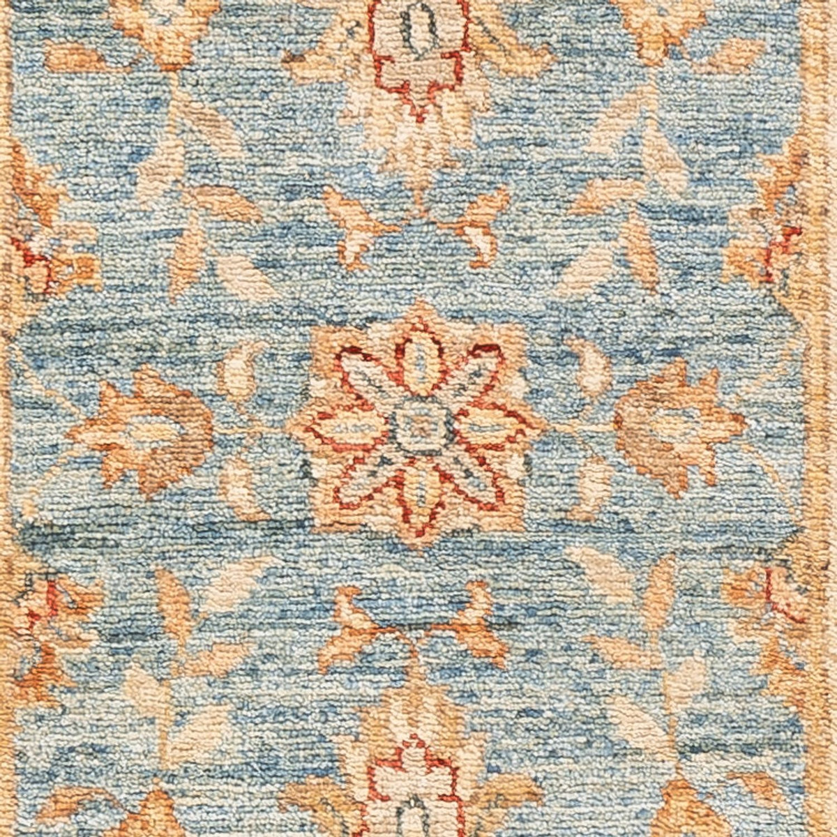 Løber Ziegler Carpet - 147 x 50 cm - turkis