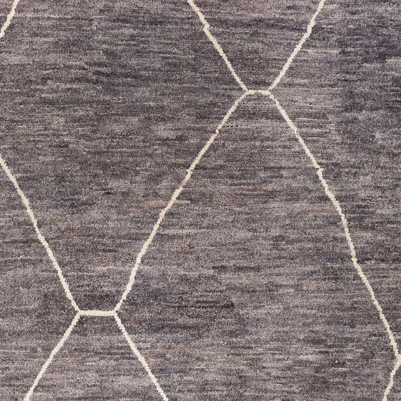 Berber tæppe - 194 x 158 cm - grå