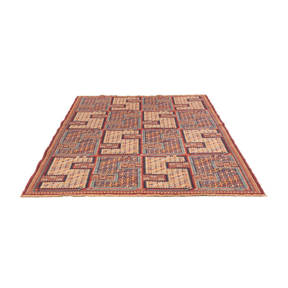 Kelim-tæppe - orientalsk - Soumak - 217 x 157 cm - flerfarvet