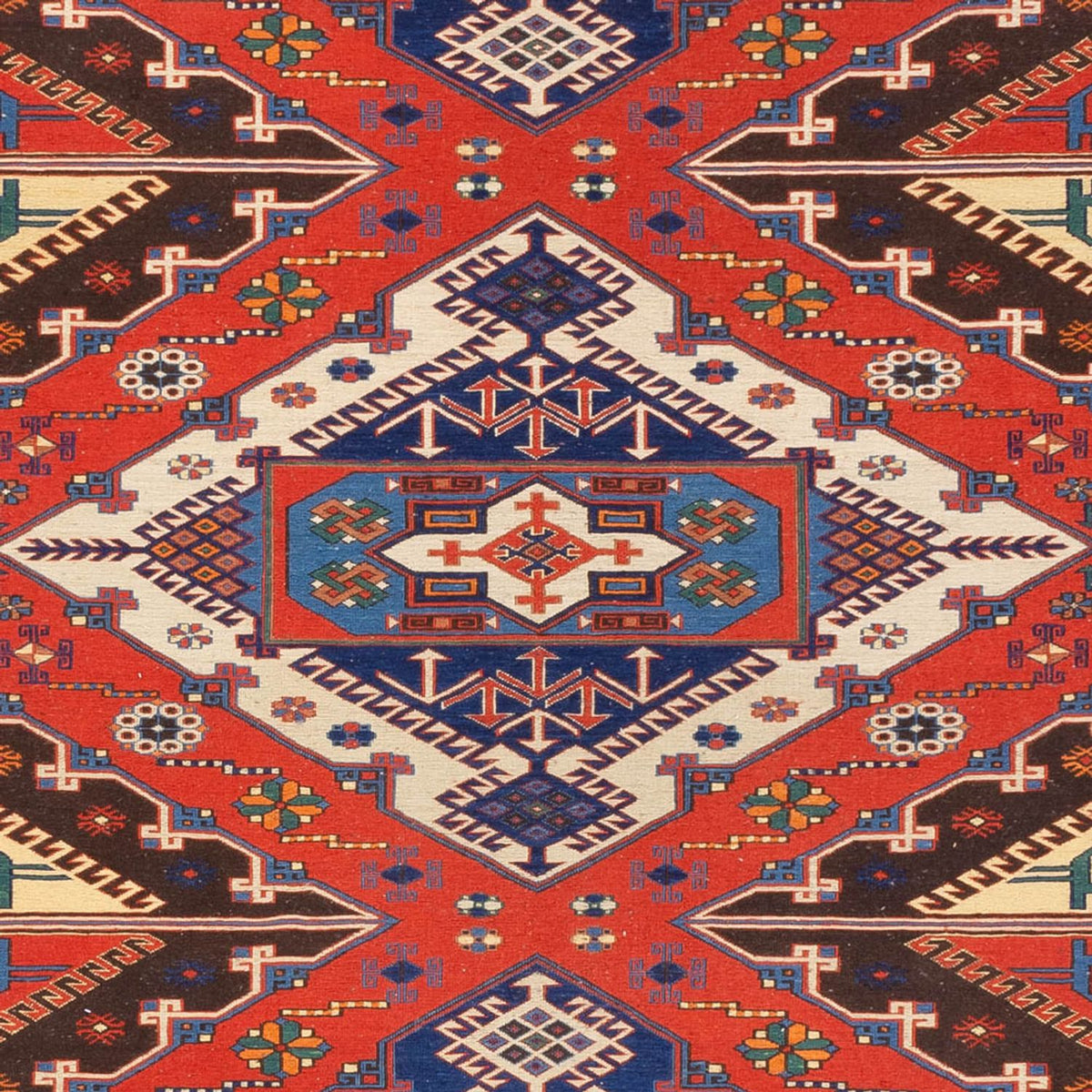 Kelim-tæppe - orientalsk - Soumak - 272 x 204 cm - rust