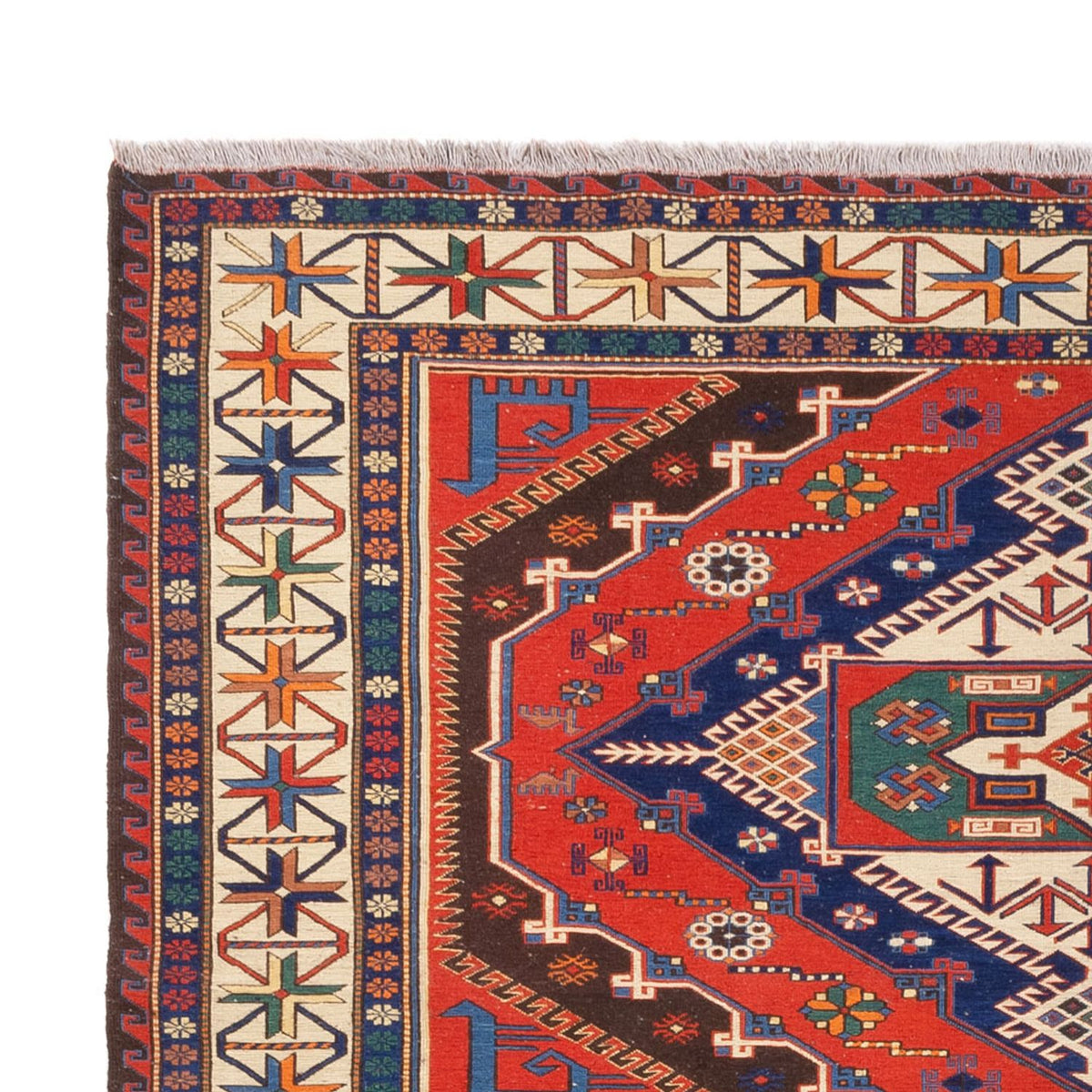 Kelim-tæppe - orientalsk - Soumak - 272 x 204 cm - rust