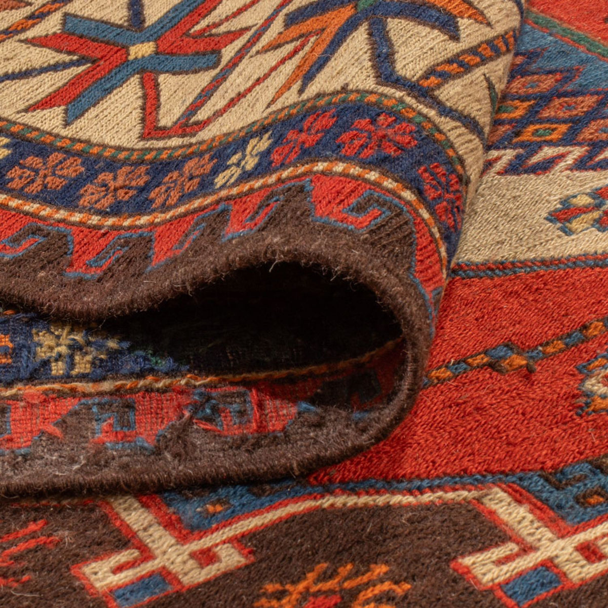 Kelim-tæppe - orientalsk - Soumak - 272 x 204 cm - rust