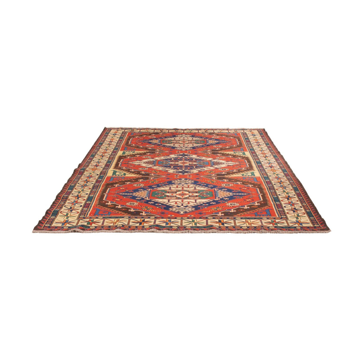 Kelim-tæppe - orientalsk - Soumak - 272 x 204 cm - rust