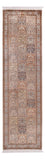 Løber Silketæppe - Kashmir Silk - 305 x 81 cm - mørk beige