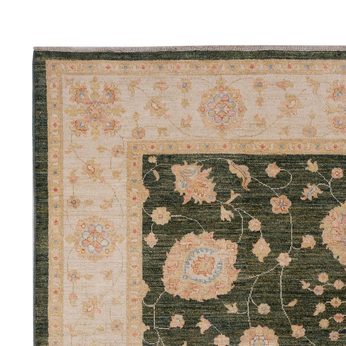 Ziegler Carpet - 298 x 205 cm - mørkegrøn