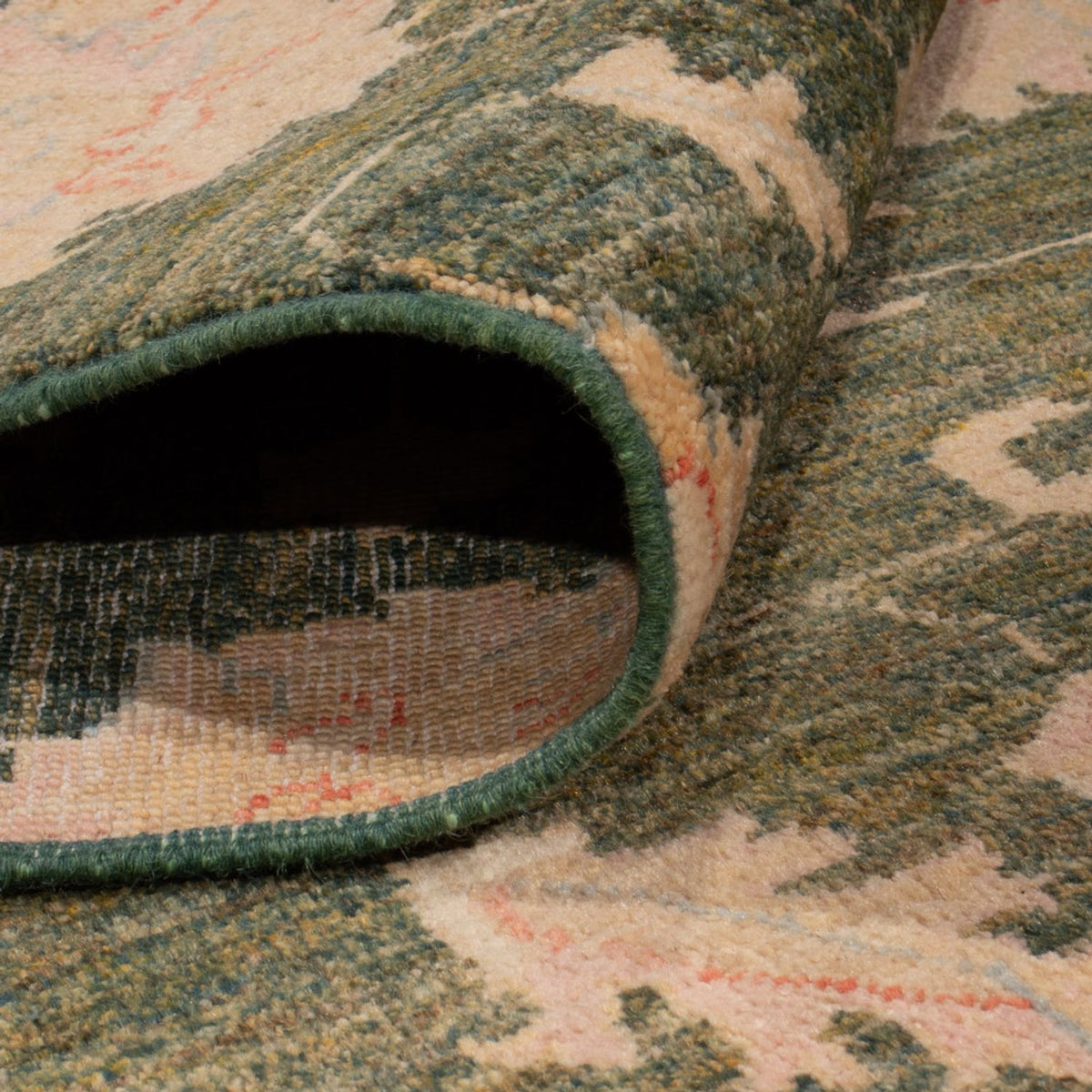 Ziegler Tæppe - Moderne - 294 x 205 cm - mørkegrøn