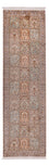Løber Silketæppe - Kashmir Silk - 287 x 80 cm - mørk beige