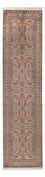 Løber Silketæppe - Kashmir Silk - 338 x 79 cm - mørk beige