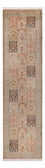 Løber Silketæppe - Kashmir Silk - 310 x 81 cm - mørk beige