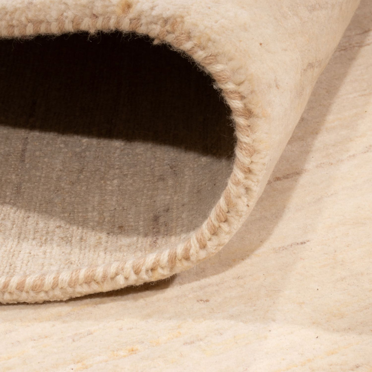 Gabbeh-tæppe - Loribaft Indus - 254 x 195 cm - creme