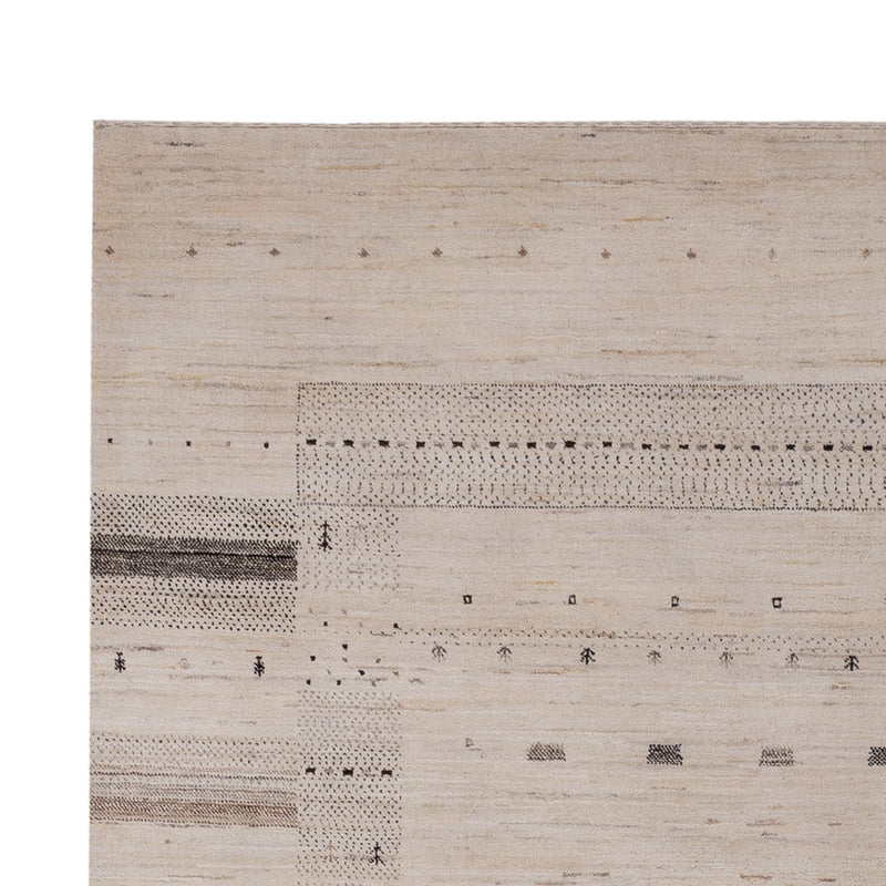 Gabbeh-tæppe - Loribaft Indus - 295 x 202 cm - creme