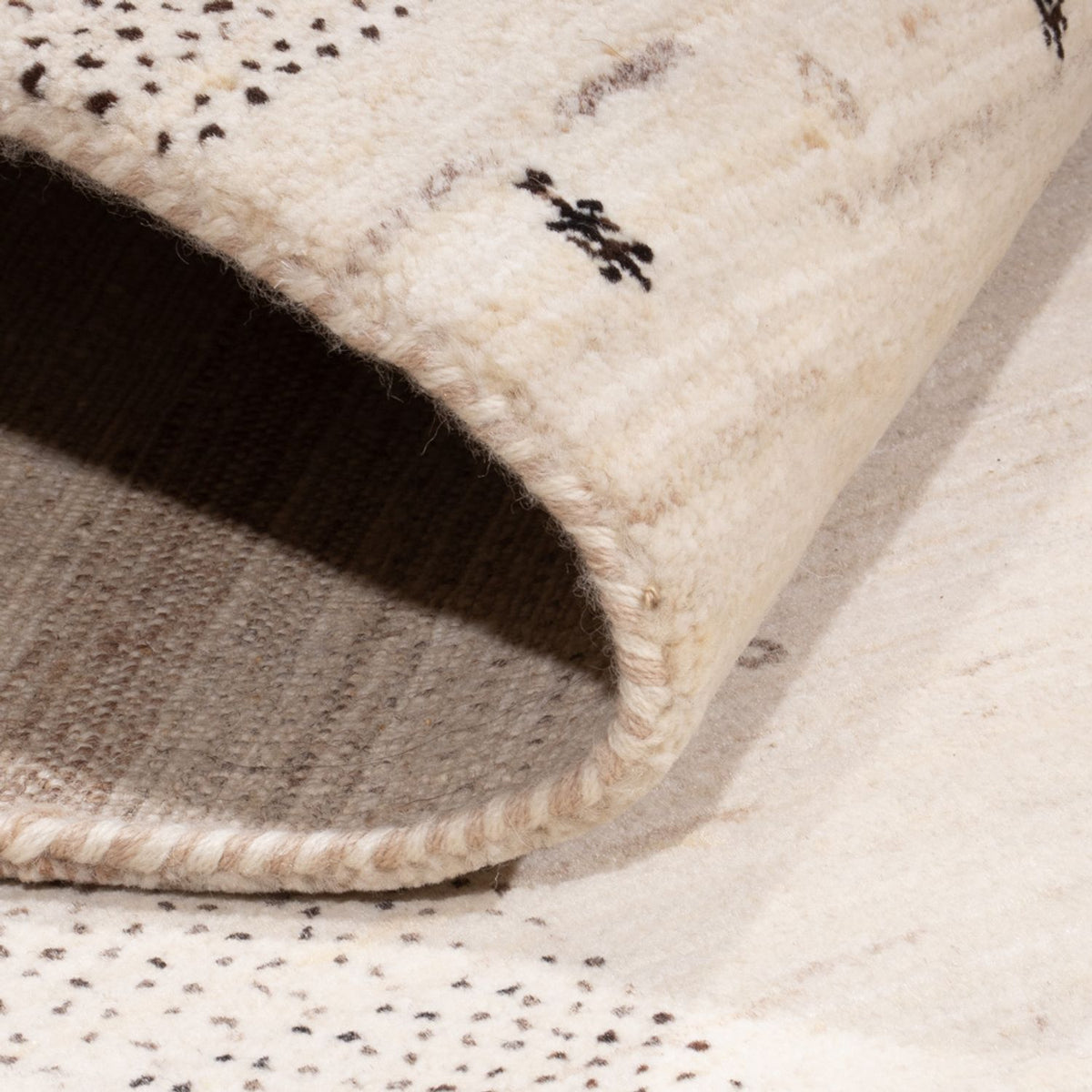 Gabbeh-tæppe - Loribaft Indus - 295 x 202 cm - creme