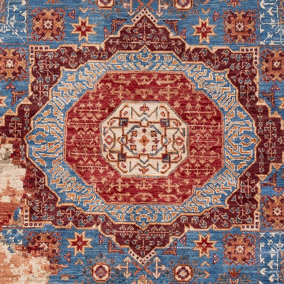 Designer tæppe - 235 x 171 cm - flerfarvet