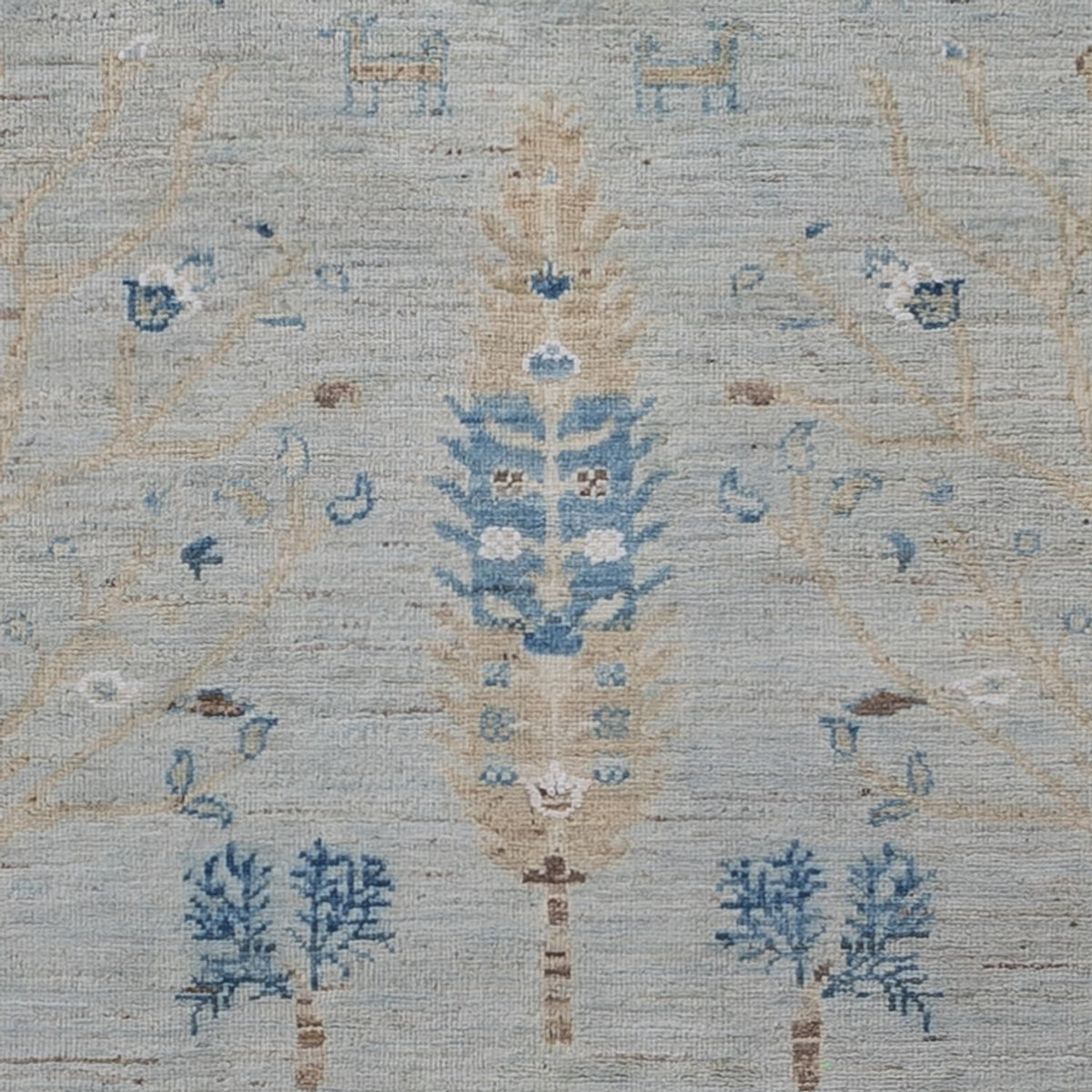 Designer tæppe - 181 x 120 cm - sølv