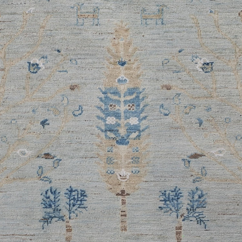 Designer tæppe - 181 x 120 cm - sølv