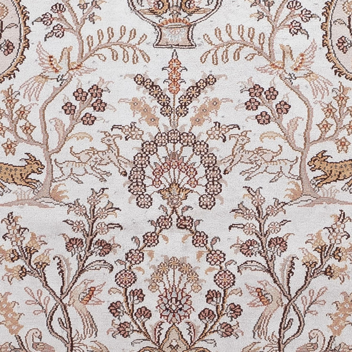 Silketæppe - China Silk - 183 x 122 cm - creme