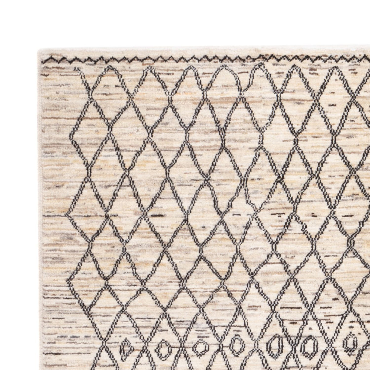 Berber tæppe - 200 x 148 cm - beige