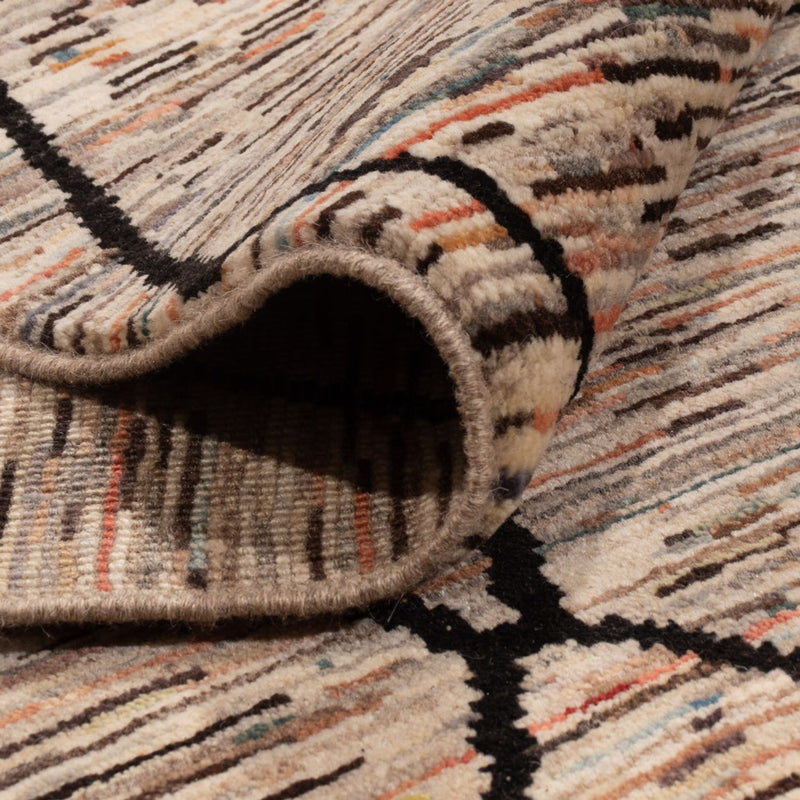 Berber tæppe - 284 x 218 cm - mørk beige