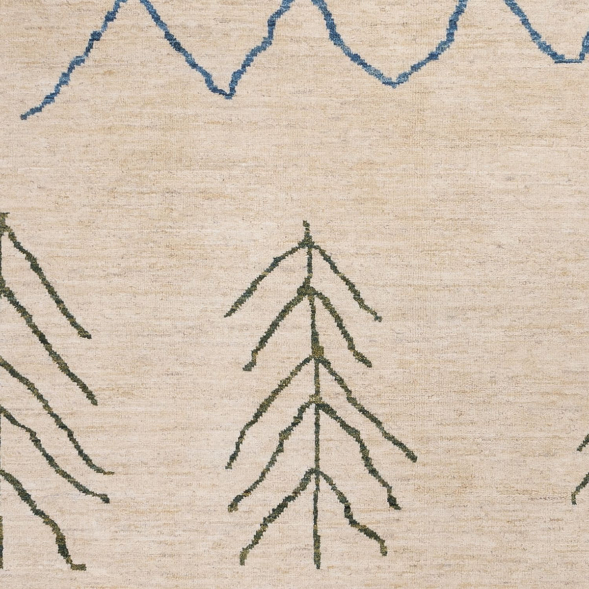 Berber tæppe - 295 x 203 cm - natur