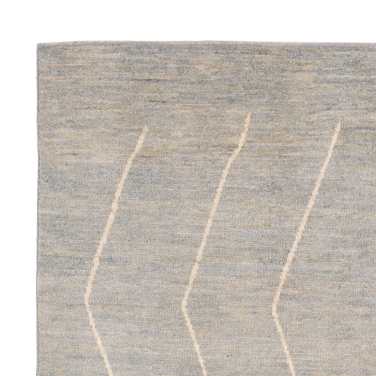 Berber tæppe - 204 x 152 cm - lysegrå