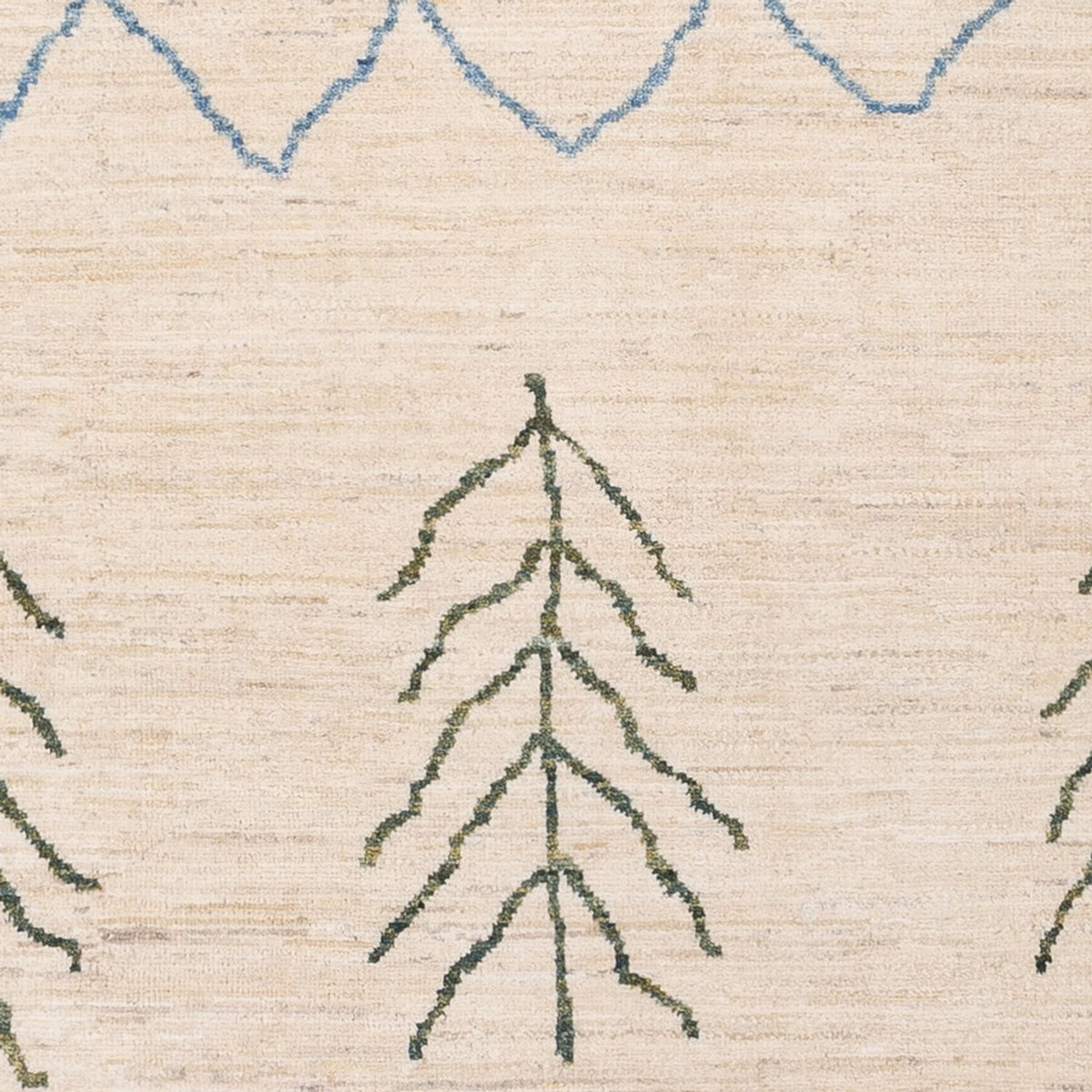 Berber tæppe - 242 x 170 cm - creme