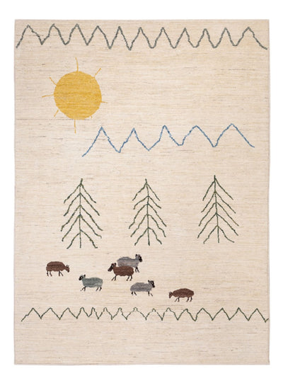 Berber tæppe 170x232cm - Uldtæppe