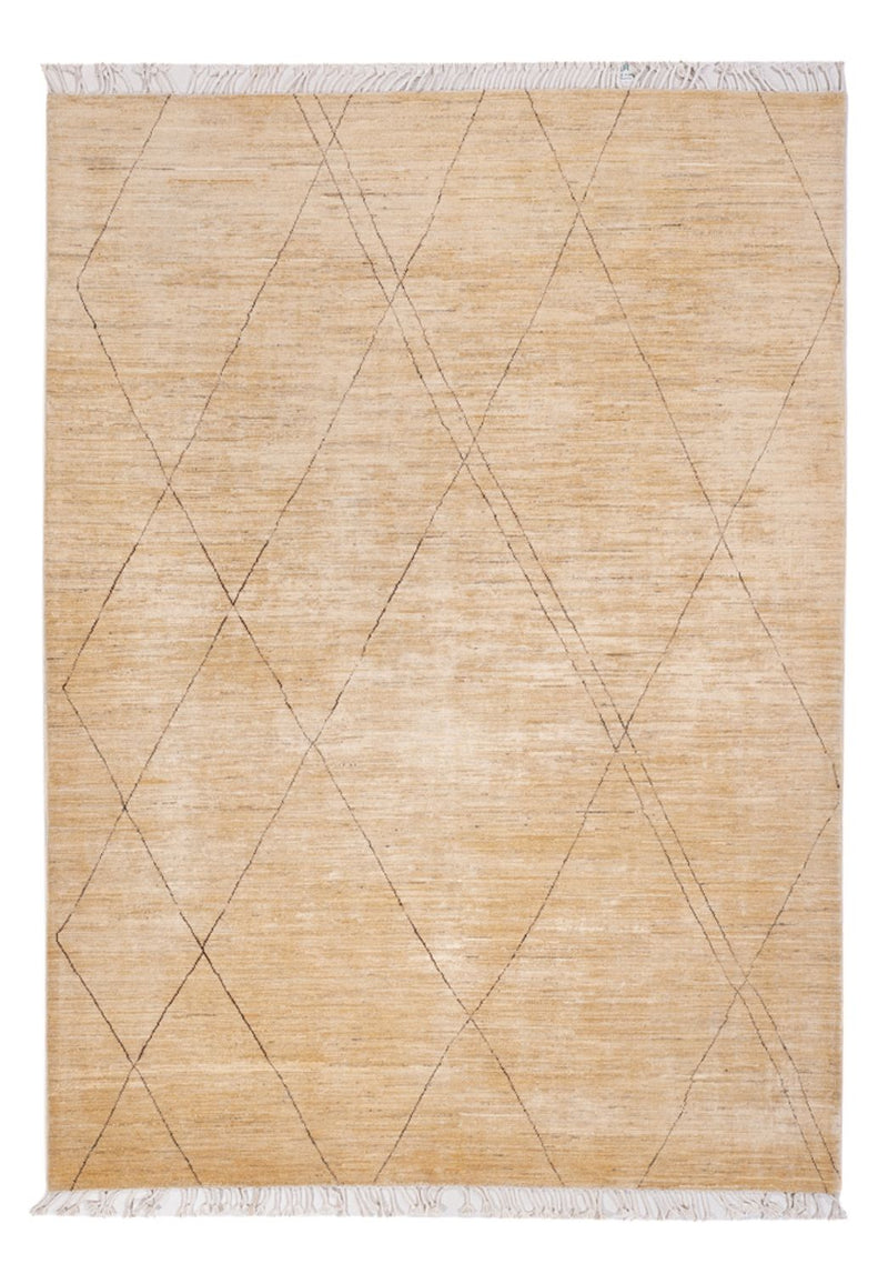 Gabbeh-tæppe - Persisk - 243 x 174 cm - beige