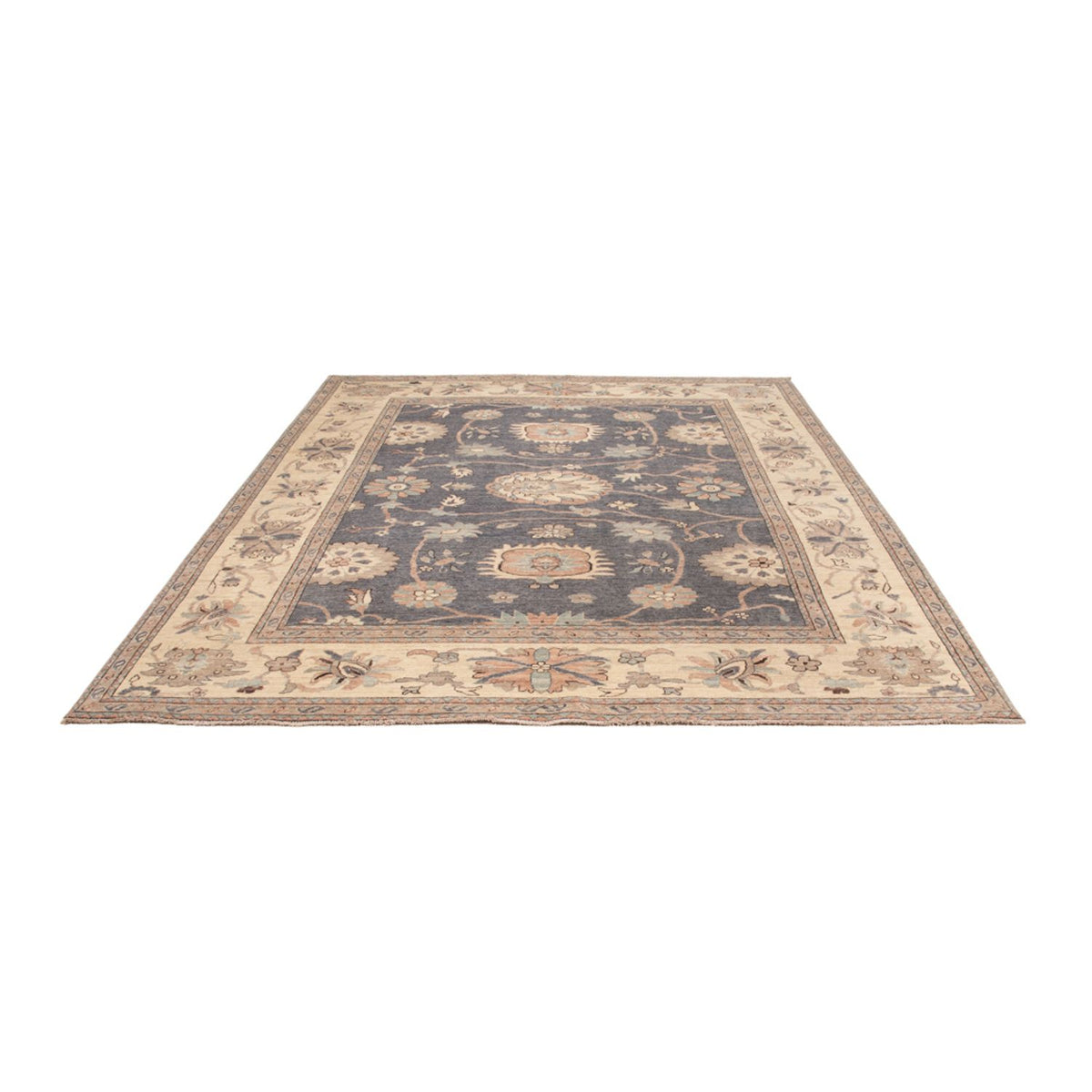 Ziegler Carpet - Usak - 298 x 249 cm - havblå