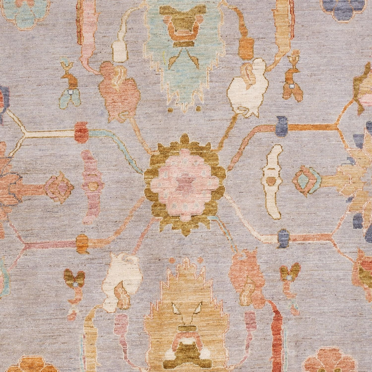 Ziegler Carpet - Usak - 346 x 243 cm - lyseblå