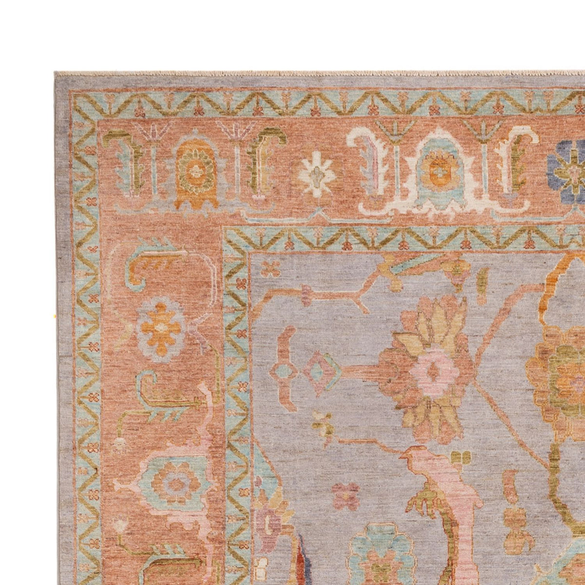 Ziegler Carpet - Usak - 346 x 243 cm - lyseblå