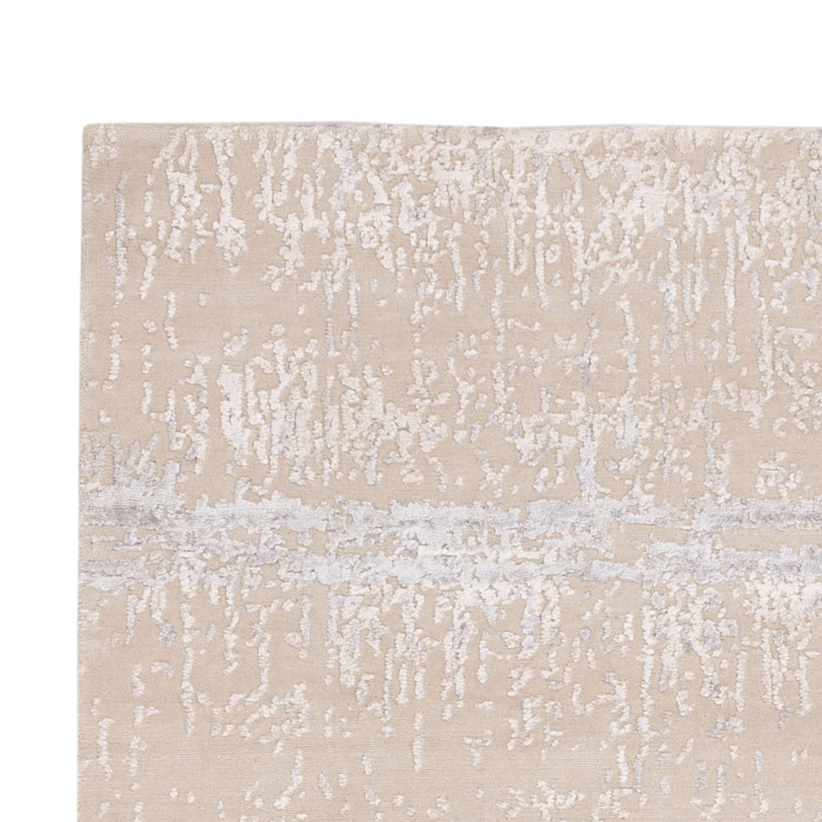 Designer tæppe - 208 x 151 cm - beige