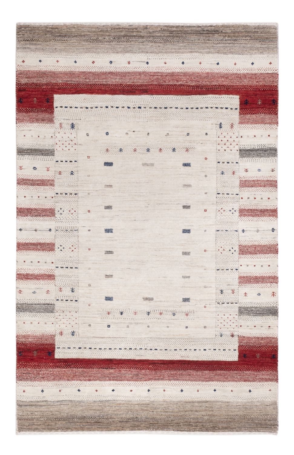 Gabbeh-tæppe - Loribaft Indus - 184 x 124 cm - flerfarvet