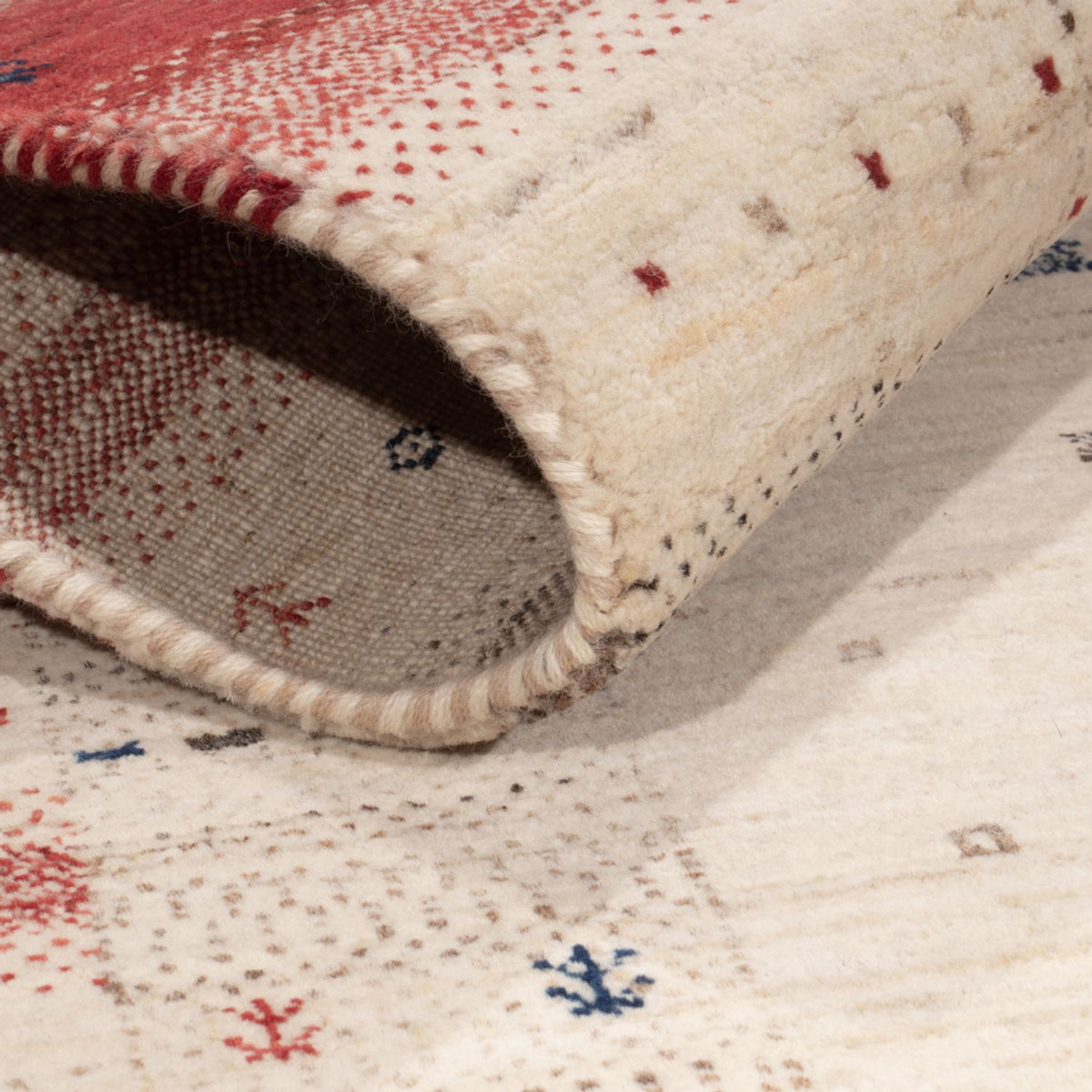 Gabbeh-tæppe - Loribaft Indus - 184 x 124 cm - flerfarvet