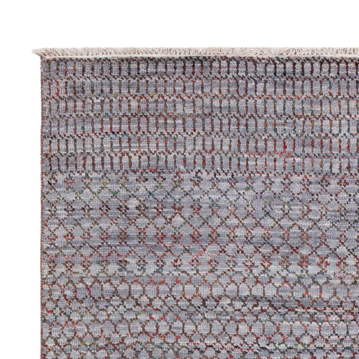Designer tæppe - 195 x 150 cm - mørkeblå