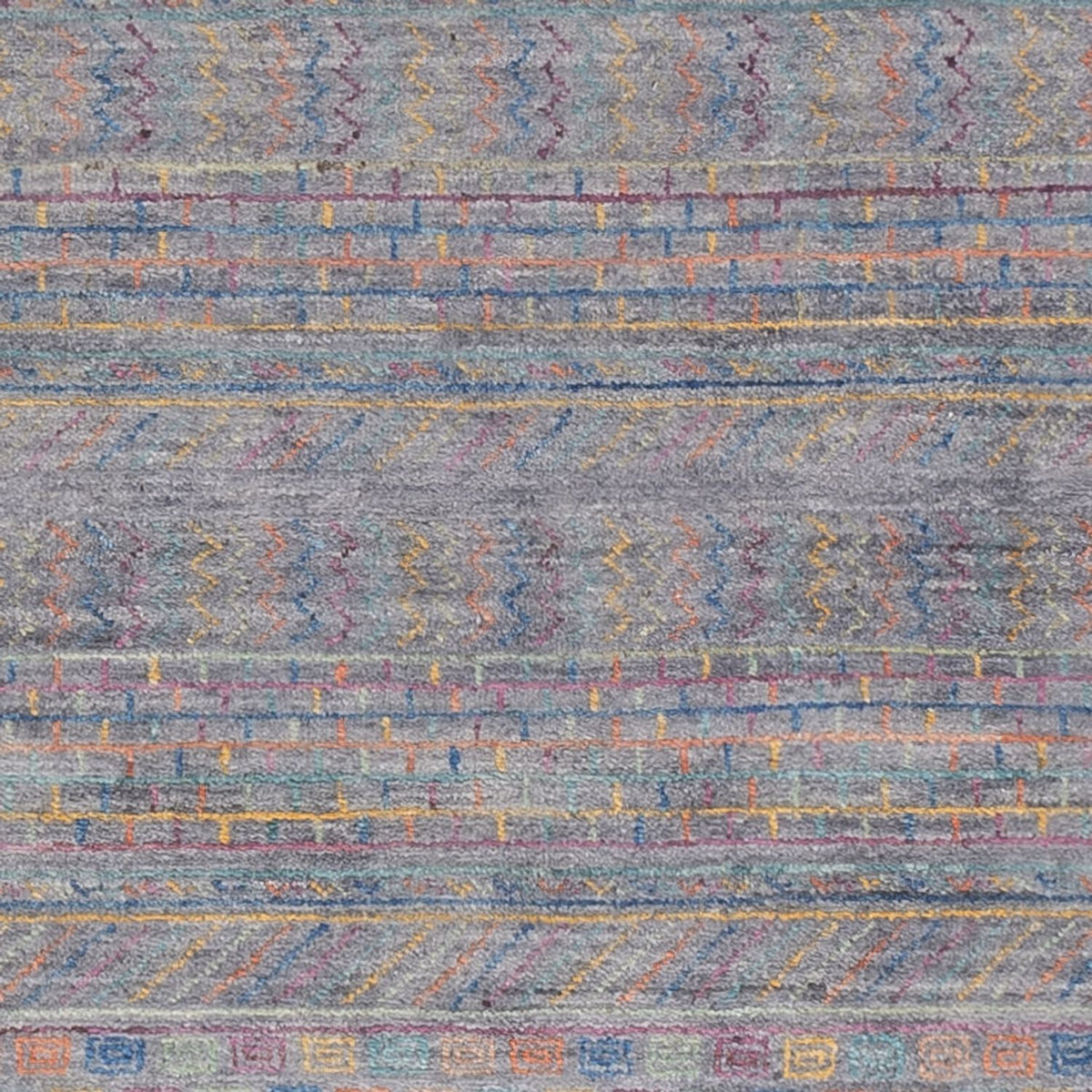 Designer tæppe - 205 x 152 cm - mørkeblå