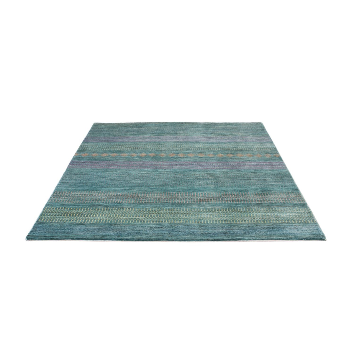 Designer tæppe - 196 x 152 cm - mørkegrøn